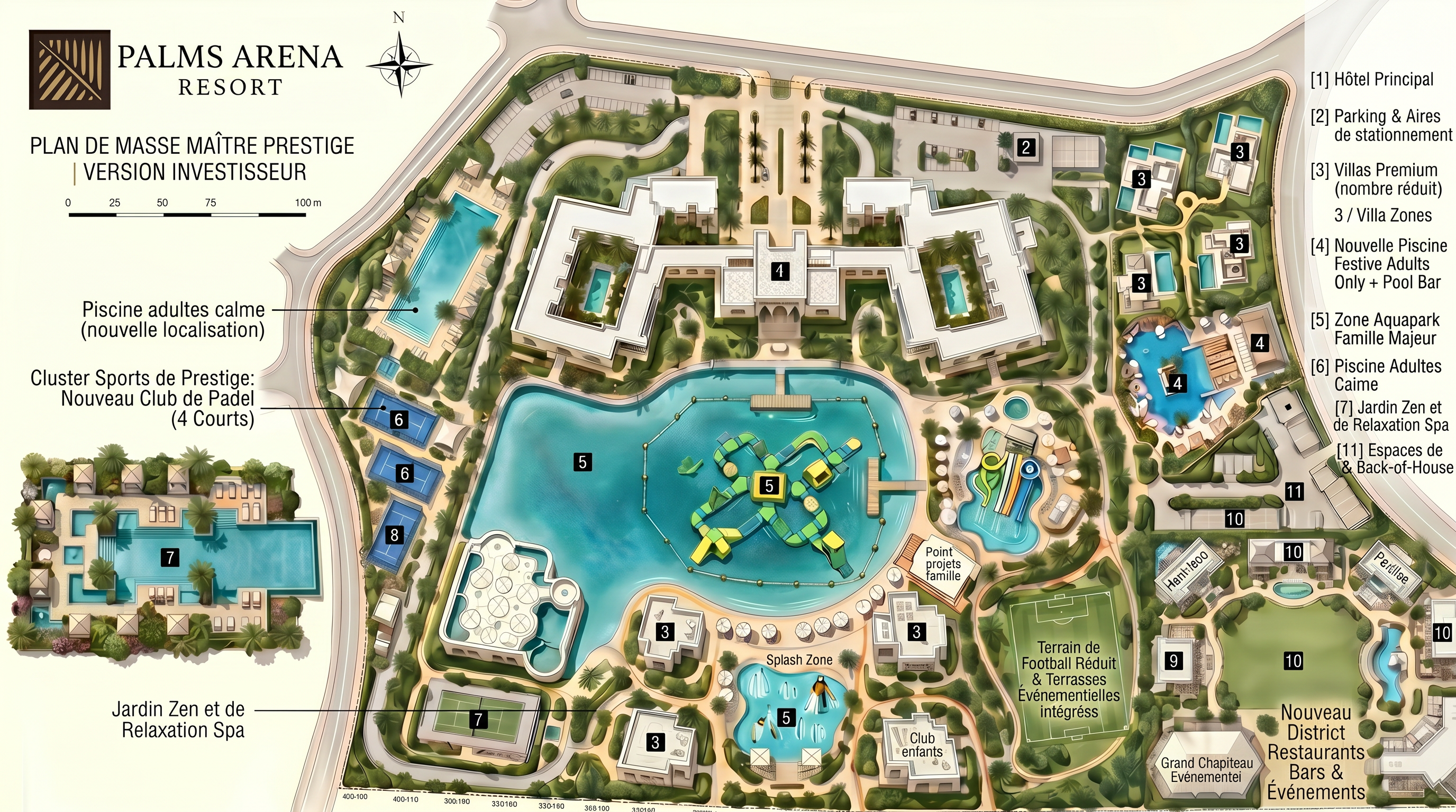 Master Plan PALMS ARENA RESORT